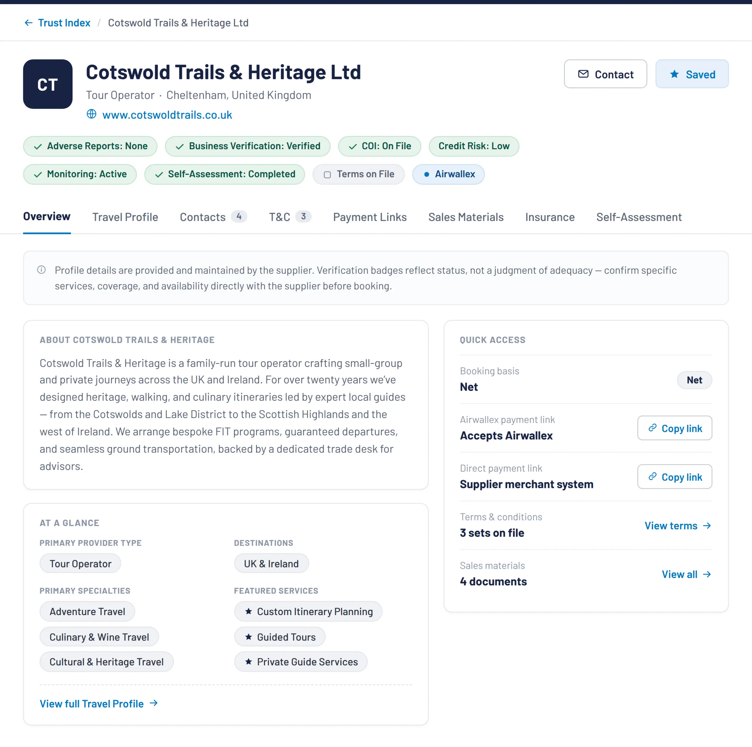 Business information